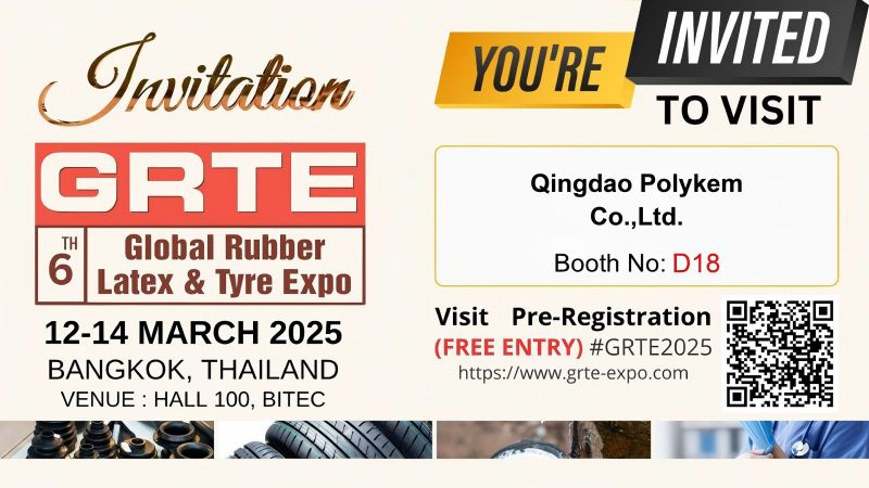 A Polykem bemutatja a 2025 -es globális gumi, Latex & Tire Expo -t Bangkokban